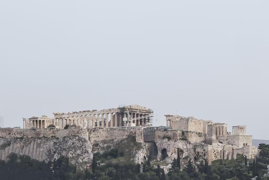 Luxury Acropolis View Duplex Penthouse In Thiseio 155M2 Athena Bagian luar foto