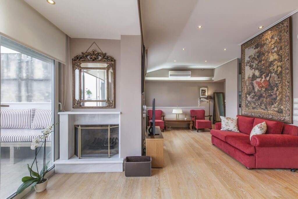 Luxury Acropolis View Duplex Penthouse In Thiseio 155M2 Athena Bagian luar foto